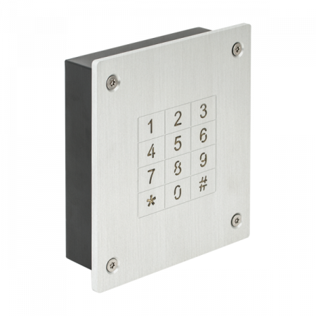 YK-1468 * Controler stand-alone antivandal de exterior cu tastatura touch iluminata si montare incastrata Control acces stand-alone - YK-1468 * Controler stand-alone antivandal de exterior cu tastatura touch iluminata si montare incastrata