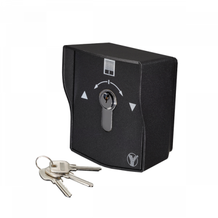 Butoane acces - YKS-852B(EN) * Buton aplicabil cu cheie, doua contacte NC/NO cu revenire, IP68