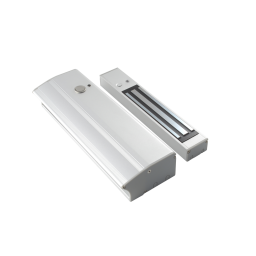 Electromagneti de forta - YM-280T(LED)H * Electromagnet aplicabil de 280kgf, cu maner pentru usi cu deschidere in interior si cu led de stare, monitorizare si temporizare