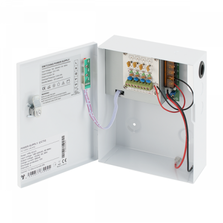 YPS-12-4-3 * Sursa de alimentare cu backup, pentru sisteme CCTV, cu 4 canale Surse CCTV - YPS-12-4-3 * Sursa de alimentare cu backup, pentru sisteme CCTV, cu 4 canale