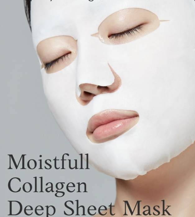 Masca de fata intensiva cu colagen - Moistfull Collagen Deep Sheet Mask  Etude House [3]