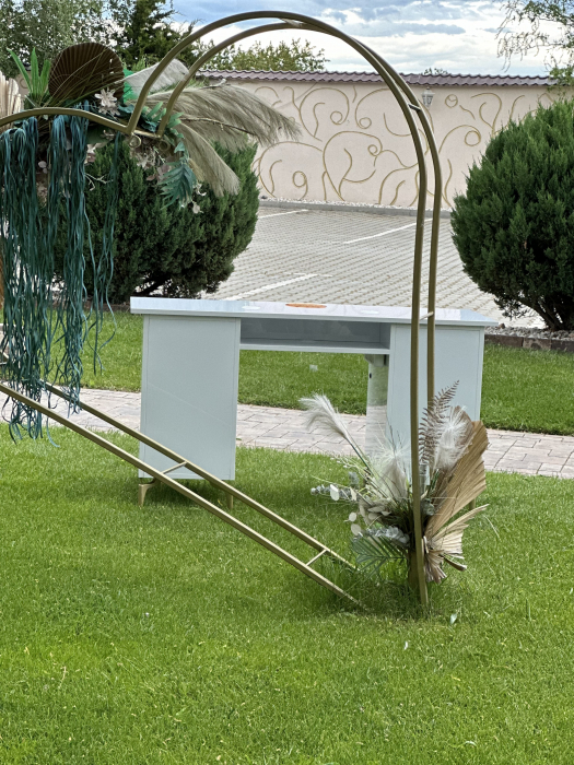 Masa profesionala de manichiura Alice, 135cm, 105W putere, sistem de aspirare inclus, 1100 mc/h [3]