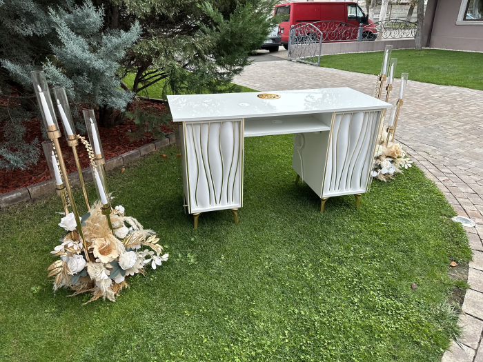 Masa profesionala de manichiura NexT, 135cm, 105W putere, sistem de aspirare inclus, 1100 mc/h [1]