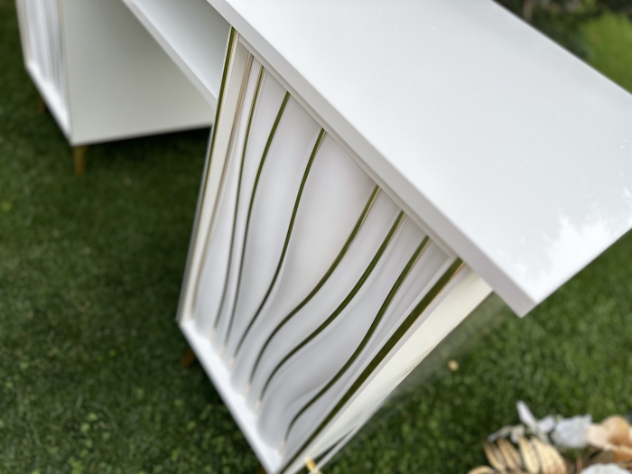 Masa profesionala de manichiura NexT, 135cm, 105W putere, sistem de aspirare inclus, 1100 mc/h [2]