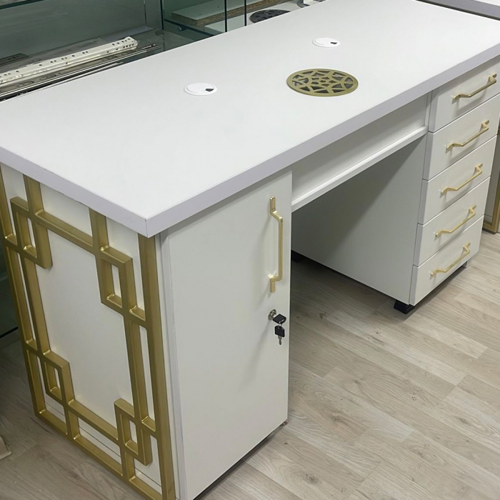 Masa profesionala de manichiura Diana, cu sistem de aspirare inclus, 135cm [1]