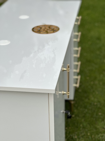 Masa profesionala de manichiura Alice, 135cm, 105W putere, sistem de aspirare inclus, 1100 mc/h [3]