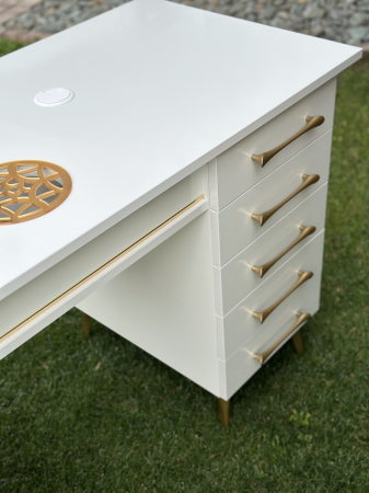 Masa profesionala de manichiura NexT, 135cm, 105W putere, sistem de aspirare inclus, 1100 mc/h [3]