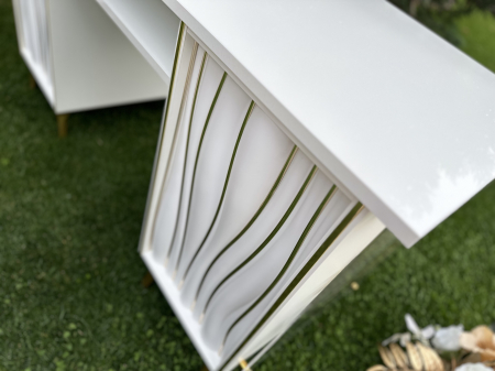 Masa profesionala de manichiura NexT, 135cm, 105W putere, sistem de aspirare inclus, 1100 mc/h [1]