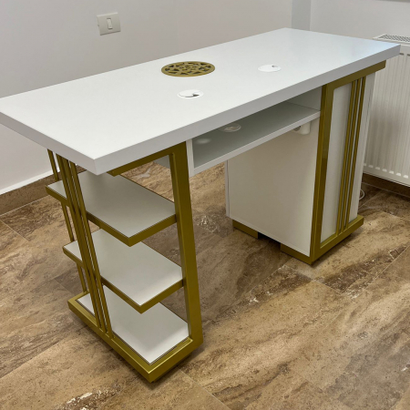 Mese manichiura - Masa profesionala de manichiura Alexandra, cu sistem de aspirare incorporat