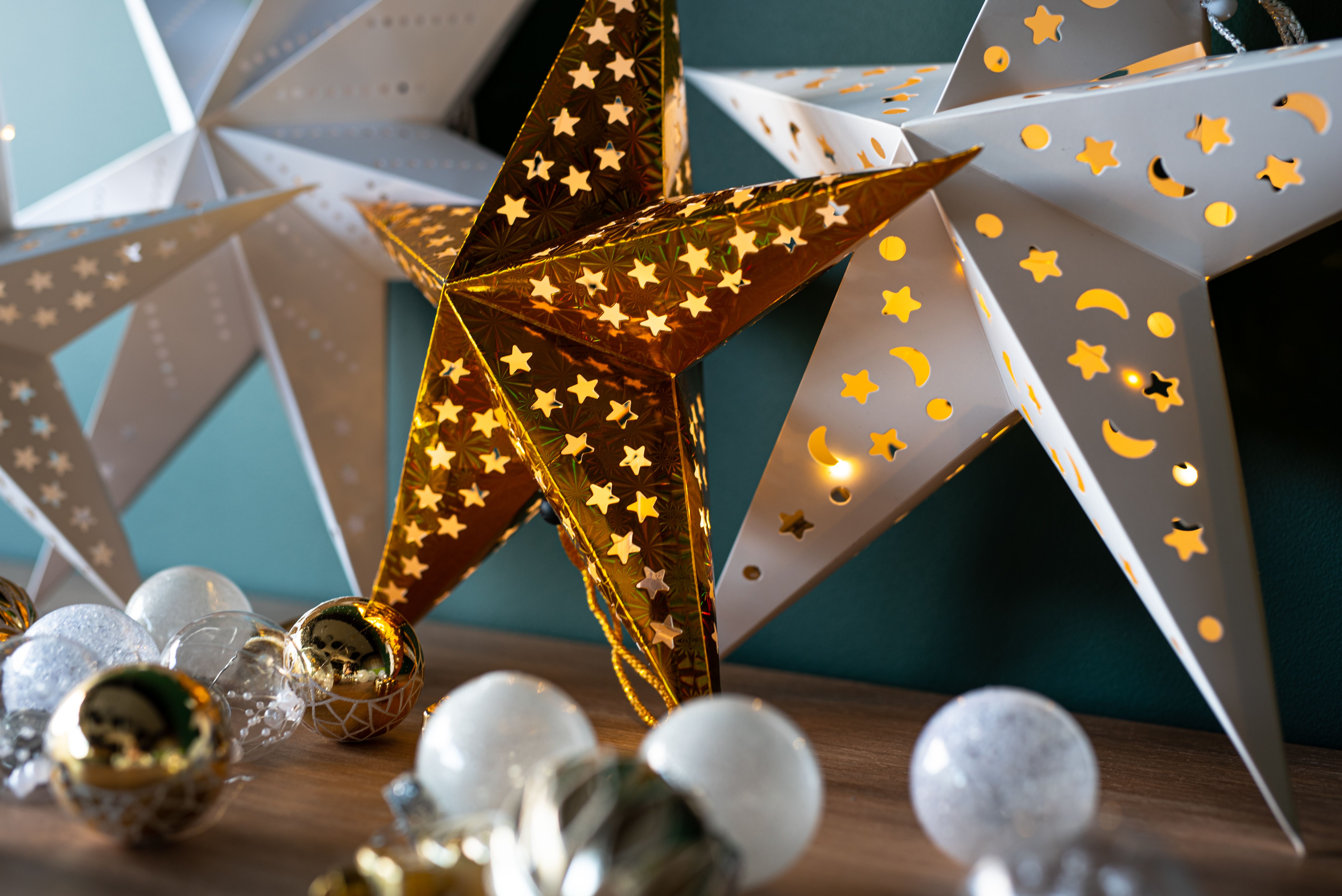 Steaua de hârtie cu LED SY-002 45cm [14]