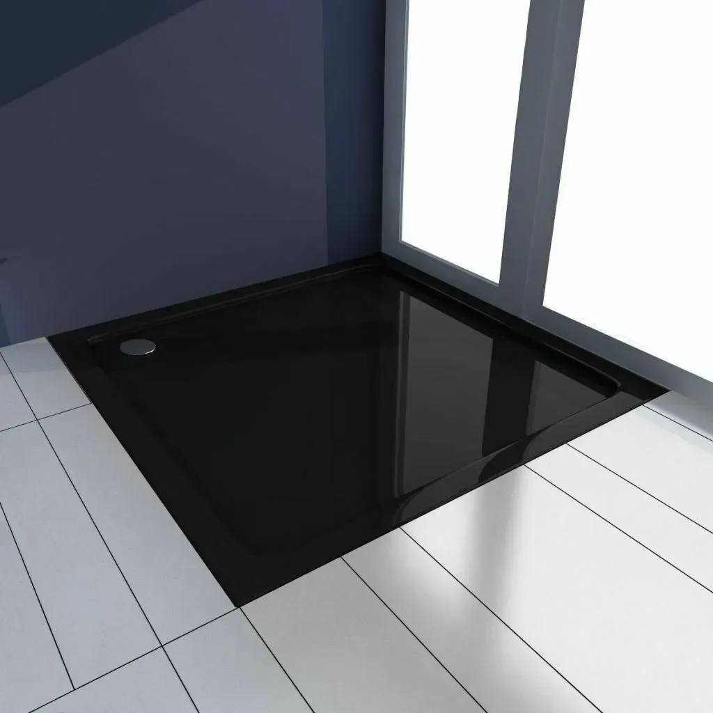 Cadita dus Savoy Black, 90x90 cm, inaltime 6 cm, acril, negru [3]