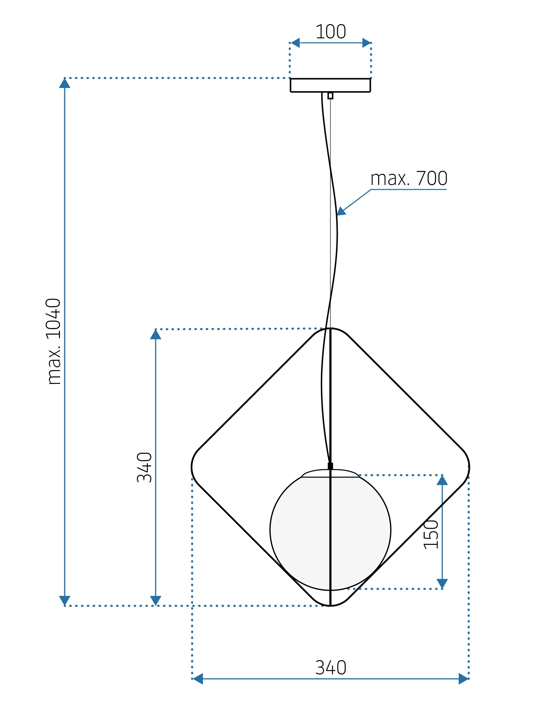 Lampă de tavan APP1017-1CP [5]
