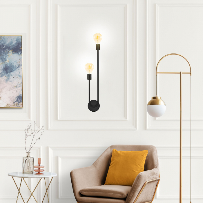 Aplica perete APP1147-2W black [5]
