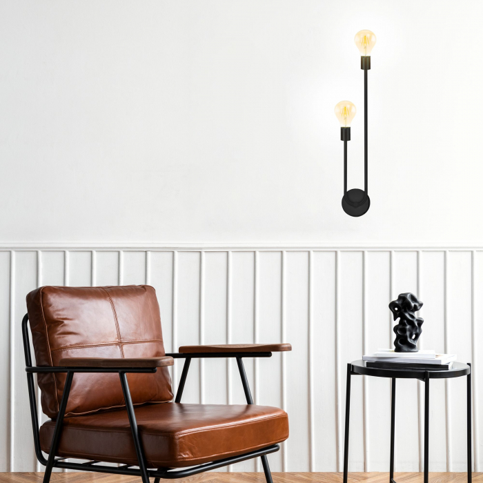 Aplica perete APP1147-2W black [4]