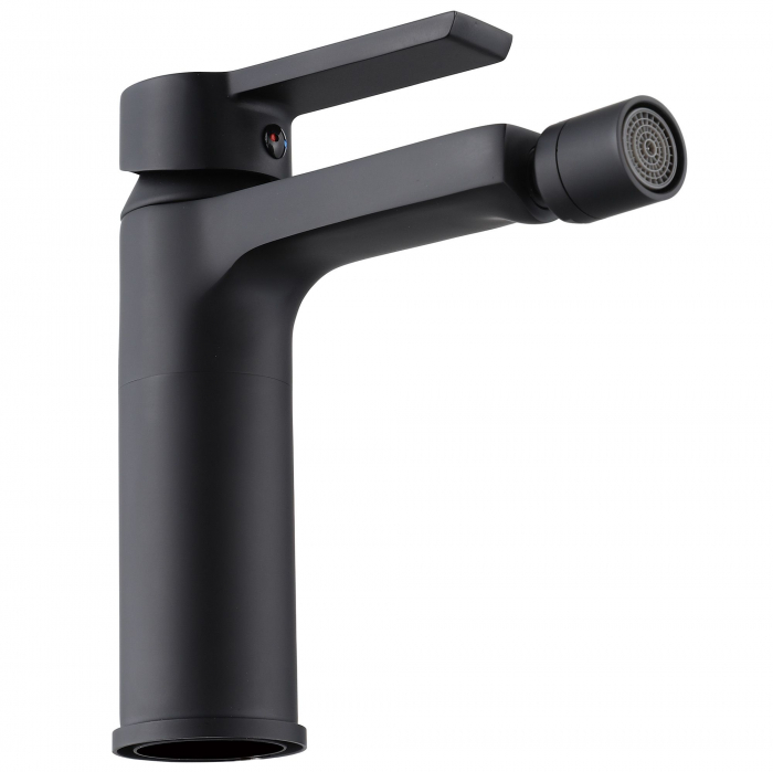 Baterie Bideu Argus Black Matt, montaj pe bideu, alama, negru [4]