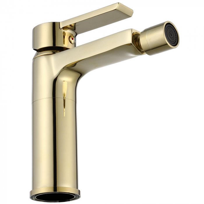 Baterie Bideu Argus Gold, montaj pe bideu, alama, auriu [4]