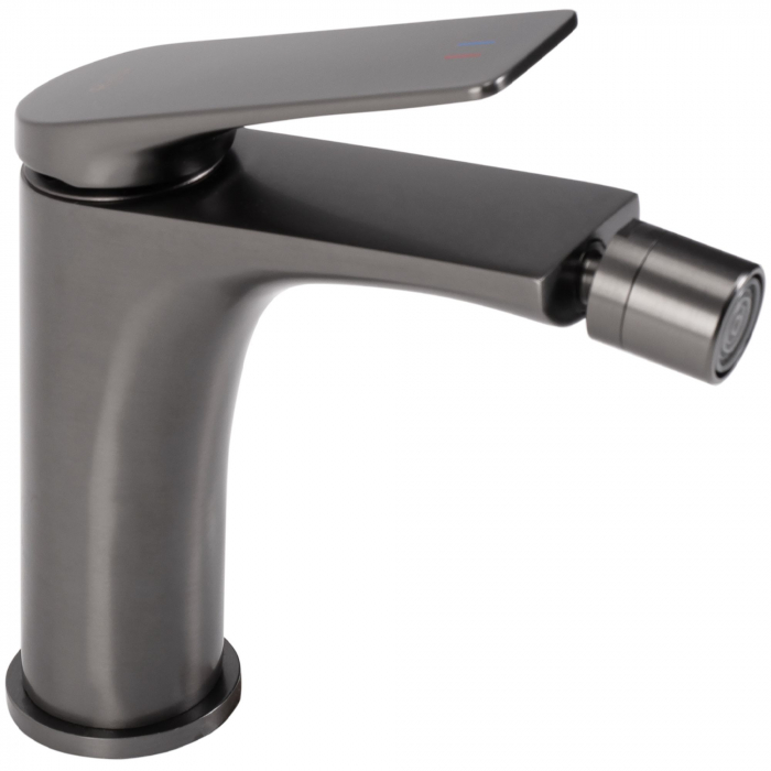 Baterie Bideu Avalon Titanium, montaj pe bideu, alama, titanium [2]