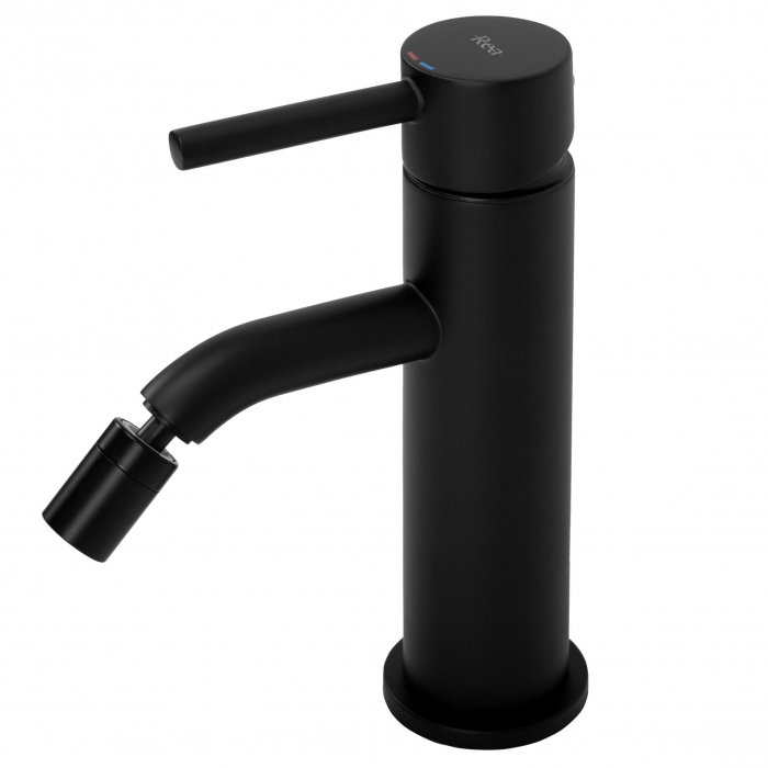 Baterie Bideu Lungo Black, montaj pe bideu, alama, negru [4]