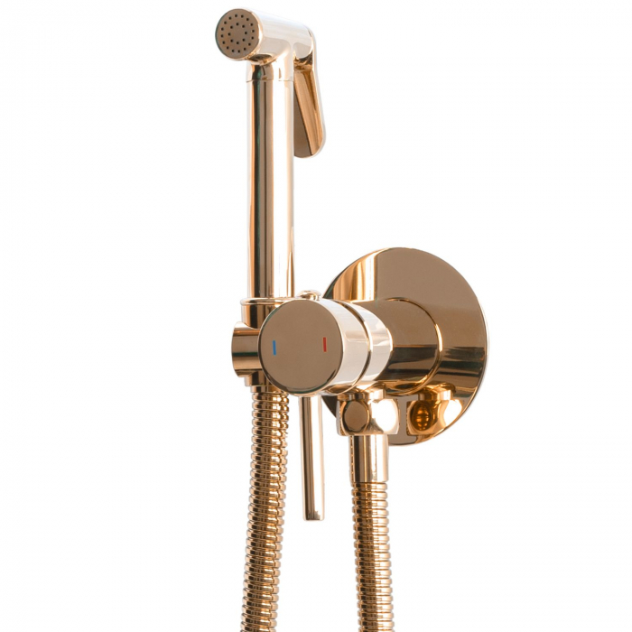 Baterie Bideu Lungo Loop Rose Gold, montaj incastrat, alama, auriu rose [5]