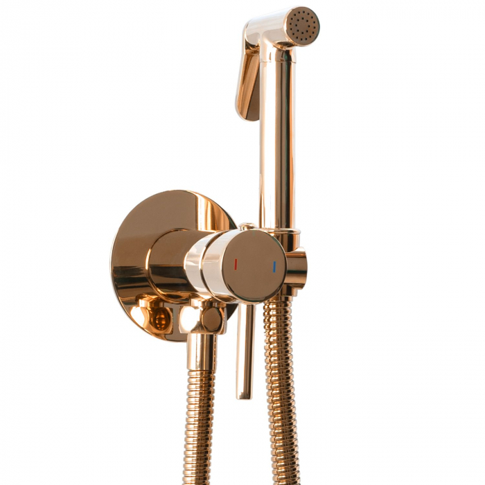 Baterie Bideu Lungo Loop Rose Gold, montaj incastrat, alama, auriu rose [1]
