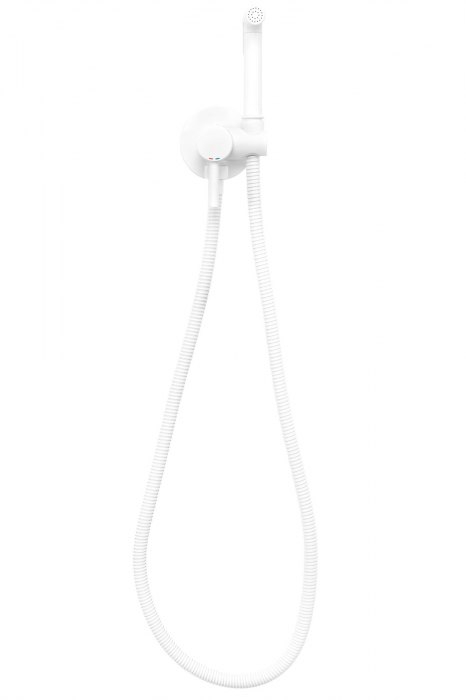 Baterie Bideu Lungo Loop White, montaj incastrat, alama, alb [4]