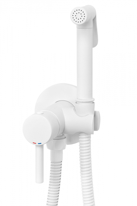 Baterie Bideu Lungo Loop White, montaj incastrat, alama, alb [3]