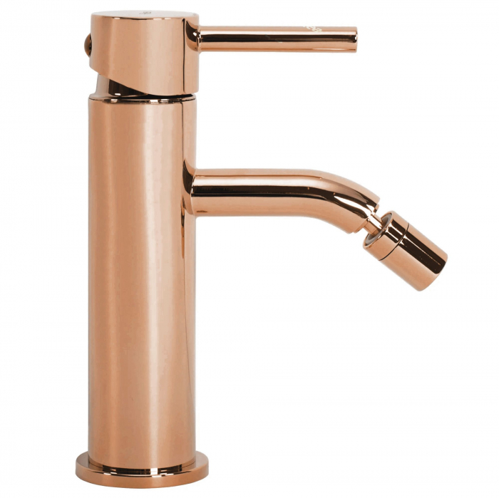 Baterie Bideu Lungo Rose Gold, montaj pe bideu, alama, auriu rose [3]