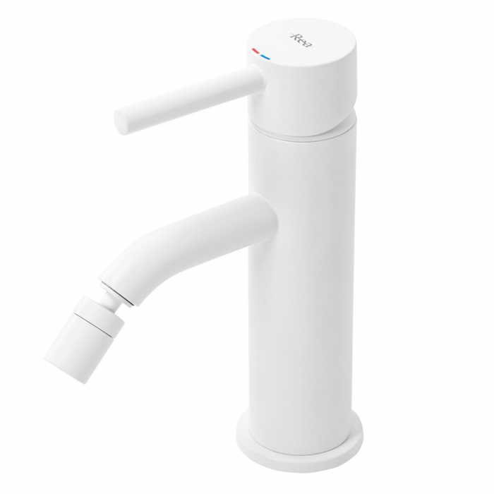 Baterie Bideu Lungo White Mat, montaj pe bideu, alama, alb [4]