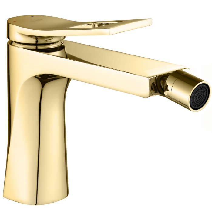 Baterie Bideu Soul Gold, montaj pe bideu, alama, auriu [2]
