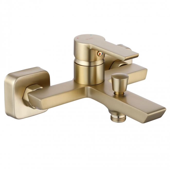 Baterie cada Argus Gold Brush, montaj pe perete, alama, auriu, perlator aer [3]