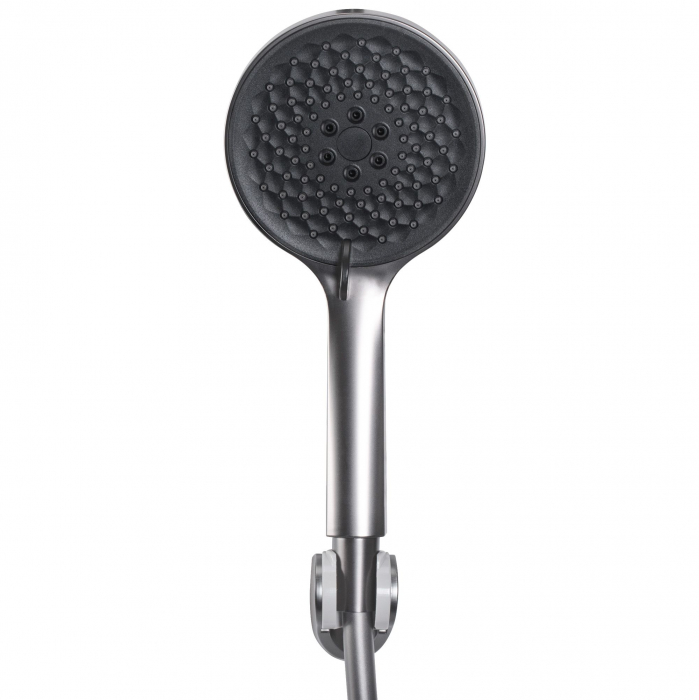 Baterie cada Avalon Titanium, montaj pe perete, alama, titanium, perlator aer [4]