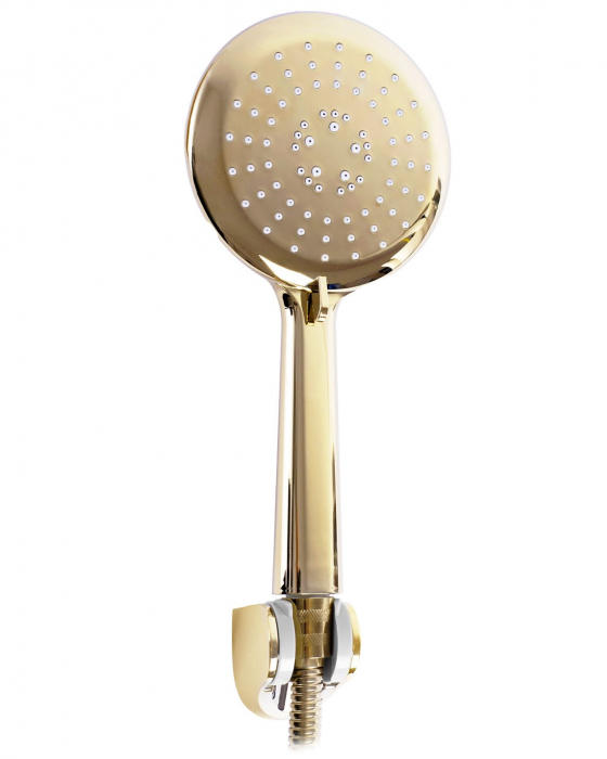 Baterie cada Bloom White Gold, montaj pe perete, alama, auriu, perlator aer [5]