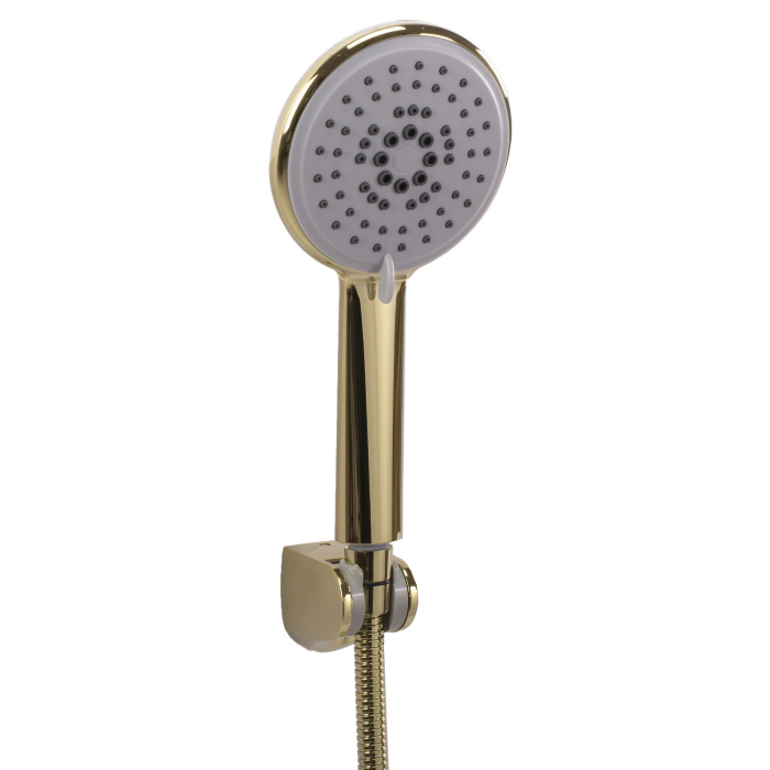 Baterie cada Dart Gold, montaj pe perete, alama, auriu, perlator aer [3]