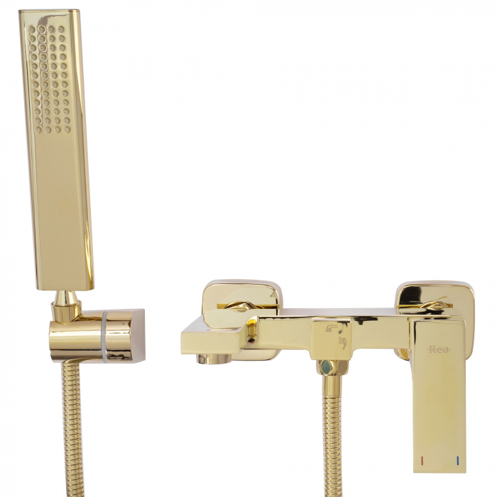 Baterie cada Fenix Gold, montaj pe perete, alama, auriu, perlator aer [3]