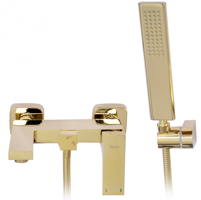 Baterie cada Fenix Gold, montaj pe perete, alama, auriu, perlator aer [5]