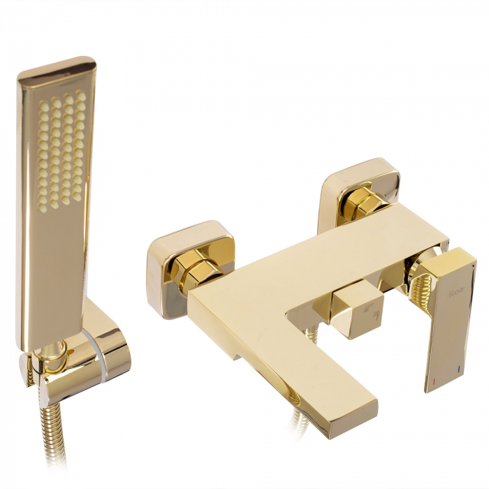 Baterie cada Fenix Gold, montaj pe perete, alama, auriu, perlator aer [2]