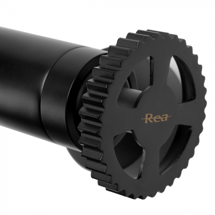 Baterie cada Lungo Black Negru, montaj pe perete, alama, negru, perlator aer [3]