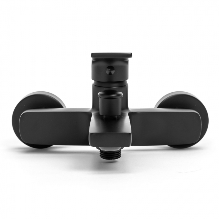 Baterie cada Luppo Black Mat, montaj pe perete, alama, negru, perlator aer [5]