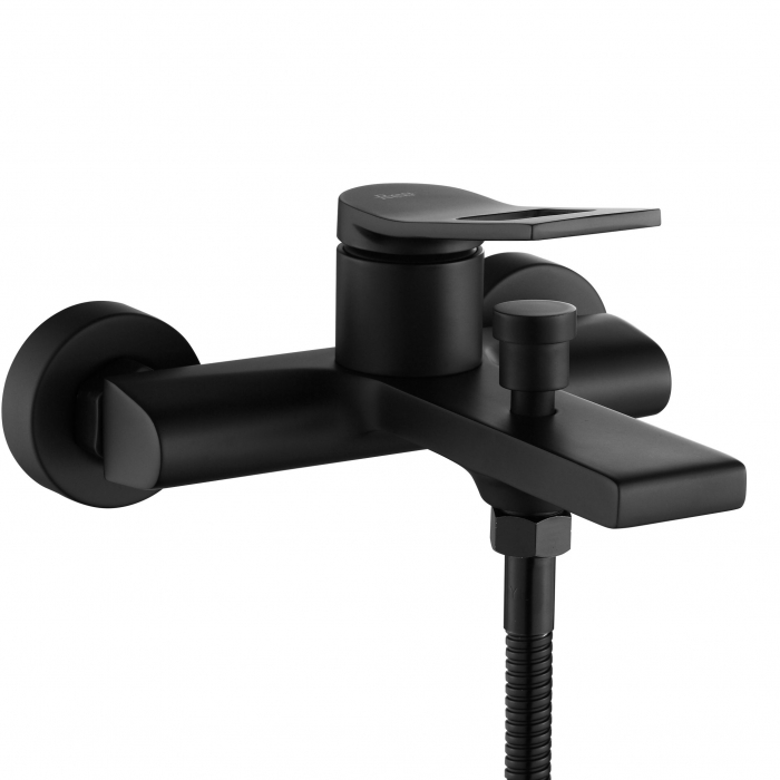 Baterie cada Soul Black, montaj pe perete, alama, negru, perlator aer [3]