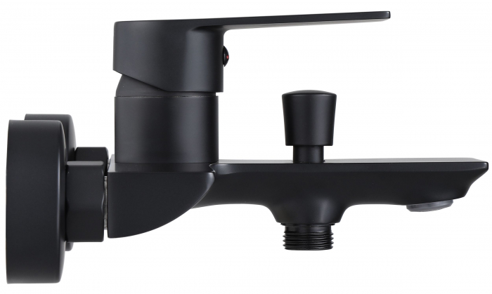 Baterie cada Urban Black, montaj pe perete, alama, negru, perlator aer [2]