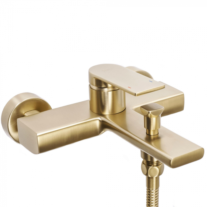 Baterie cada Verso Brush Gold, montaj pe perete, alama, auriu [2]