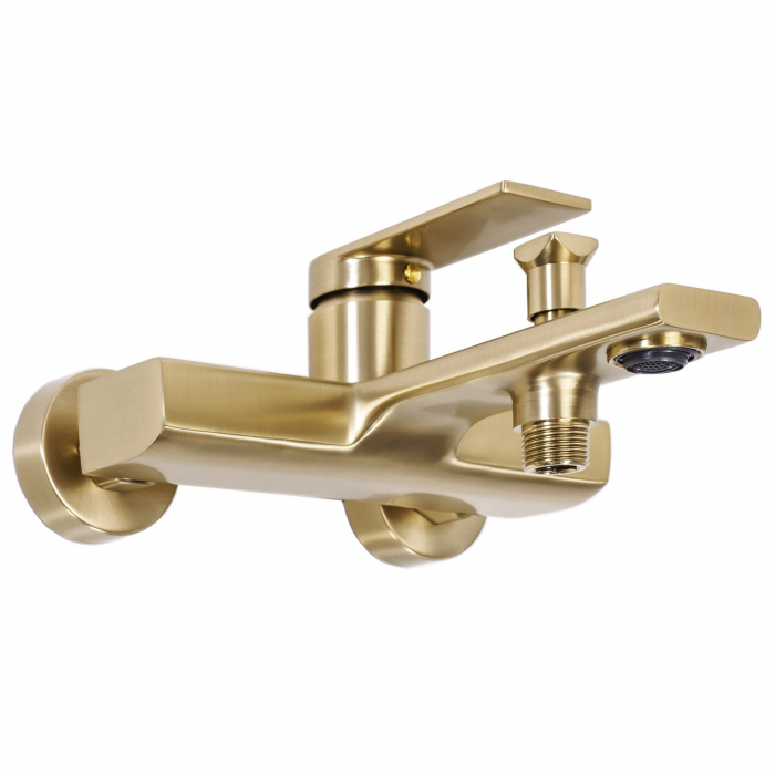 Baterie cada Verso Brush Gold, montaj pe perete, alama, auriu [6]
