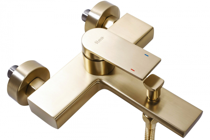 Baterie cada Verso Brush Gold, montaj pe perete, alama, auriu [4]