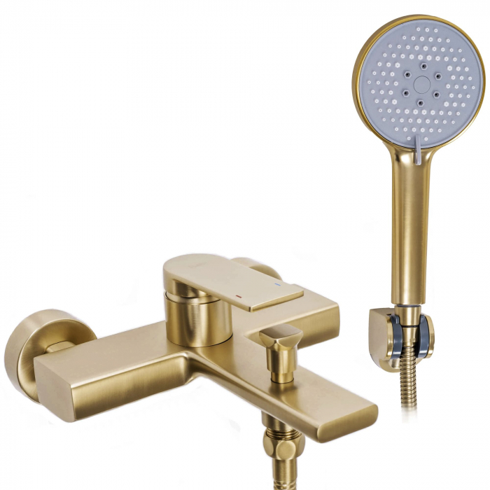 Baterie cada Verso Brush Gold, montaj pe perete, alama, auriu [1]