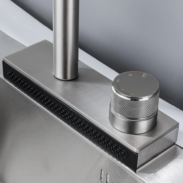 Baterie de bucătărie CONOR BRUSH NICKEL [9]
