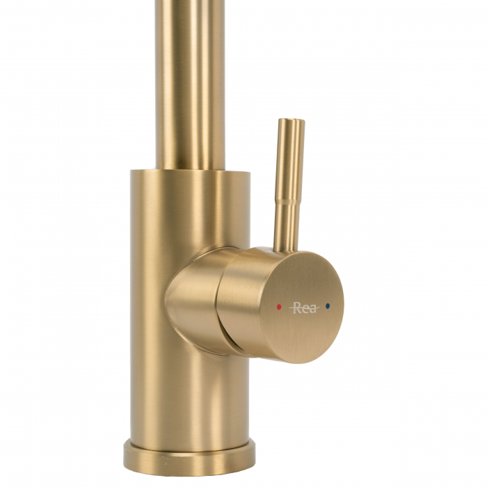 Baterie de bucătărie CROSS  BRUSH GOLD [3]