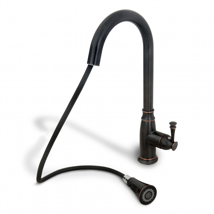 Baterie de bucatarie Deco Old Black inalta [2]