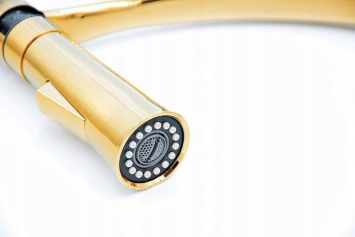 Baterie de bucătărie GASPAR BLACK /GOLD [13]