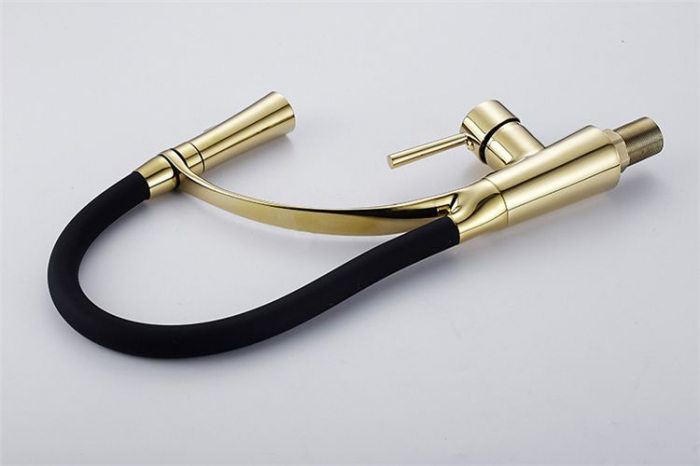 Baterie de bucătărie GASPAR BLACK /GOLD [9]