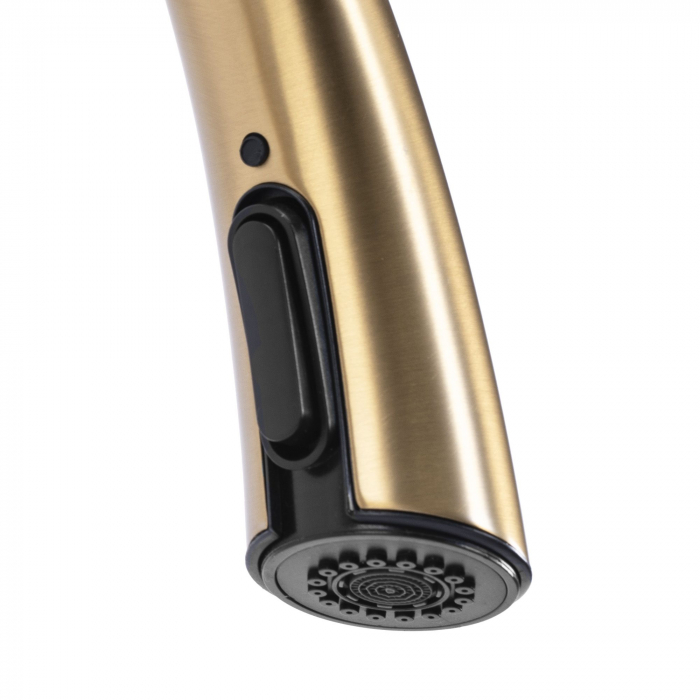 Baterie de bucătărie Ross  BRUSH GOLD [5]
